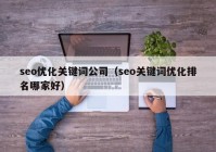 seo优化关键词公司（seo关键词优化排名哪家好）