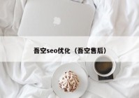 吾空seo优化（吾空售后）